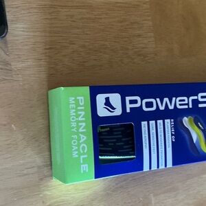 Powerstep Pinnacle Memory Foam Men’s Insoles - Green/Blue